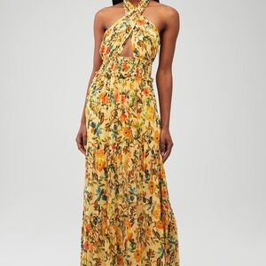 Floral Print Maxi Dress